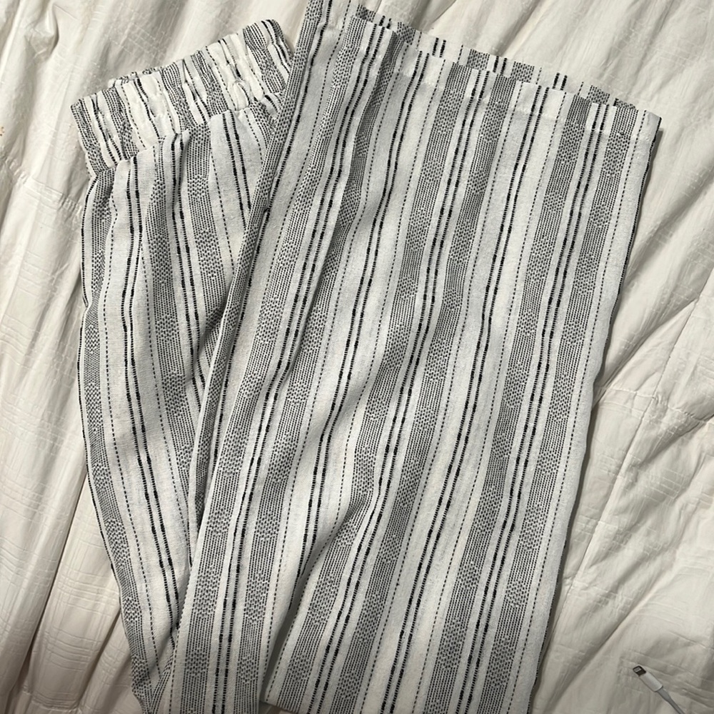 Not sure what brand/store 😬 Both Size Small, Black and white striped
